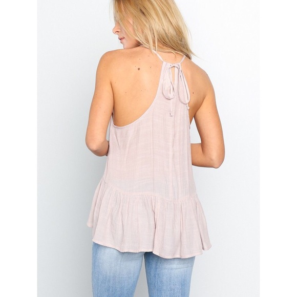 >>LAST<< Annabelle Racerback Tank - Blush - Picture 5 of 6